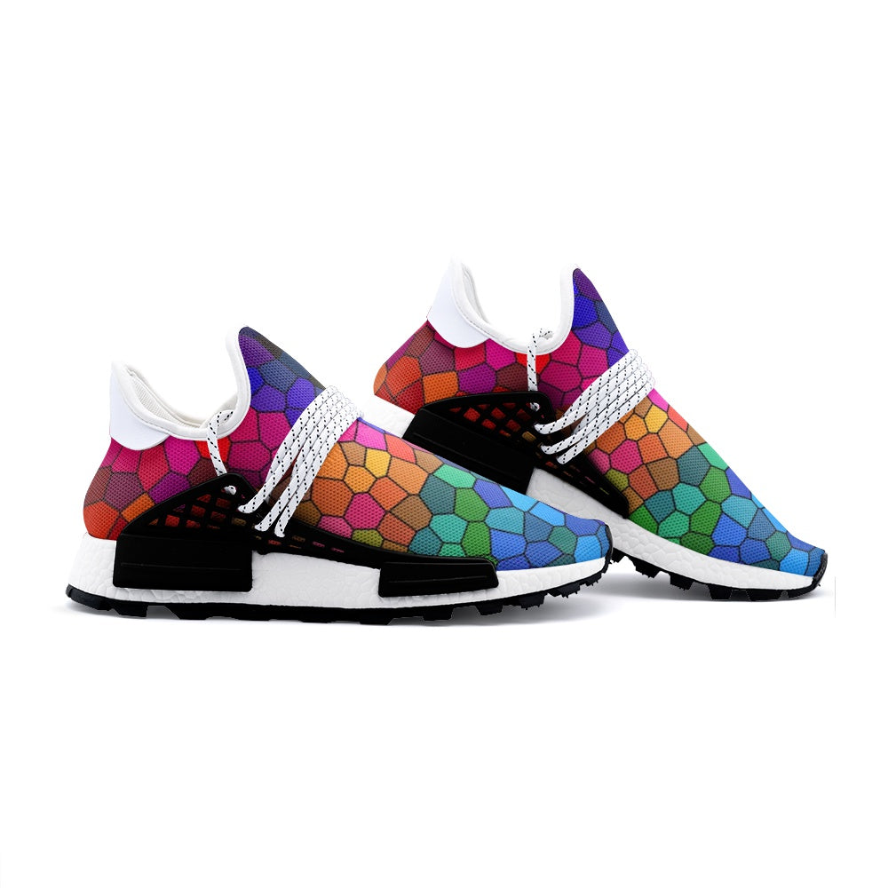 VIPER SHOE STYLE 55TR Multi Mosaic Abstract Unisex Lightweight Sneaker