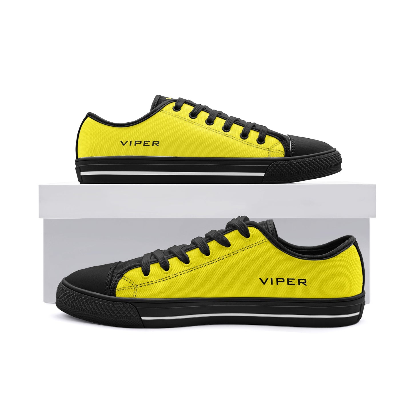 VIPER SHOES STYLE 54TT Low Top Yellow Canvas Shoes