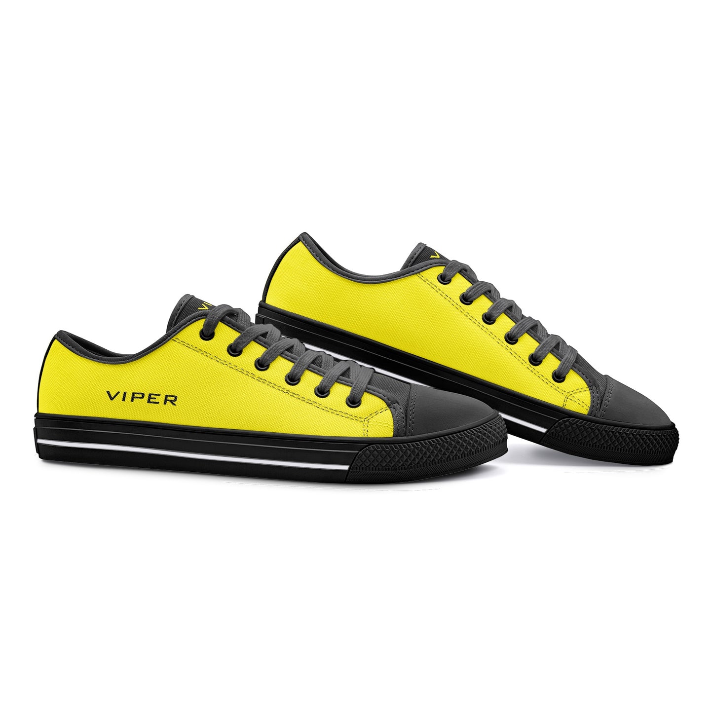 VIPER SHOES STYLE 54TT Low Top Yellow Canvas Shoes