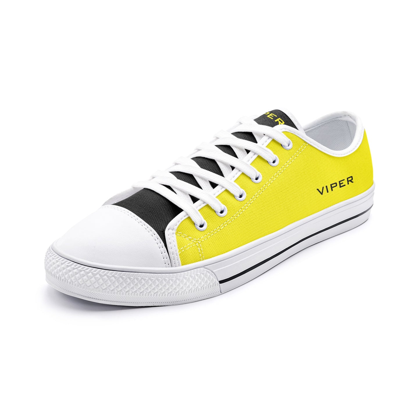 VIPER SHOES STYLE 54TT Low Top Yellow Canvas Shoes