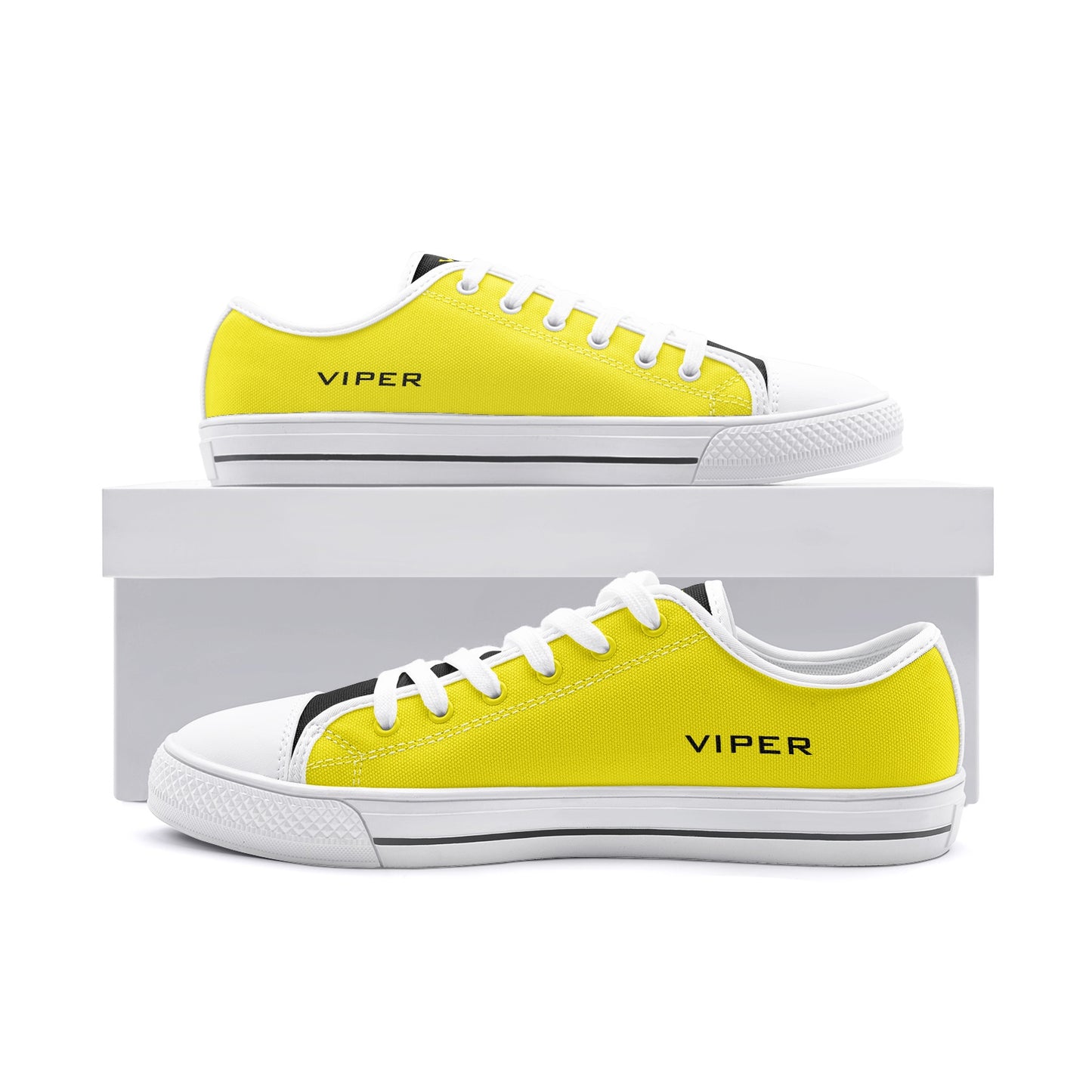 VIPER SHOES STYLE 54TT Low Top Yellow Canvas Shoes