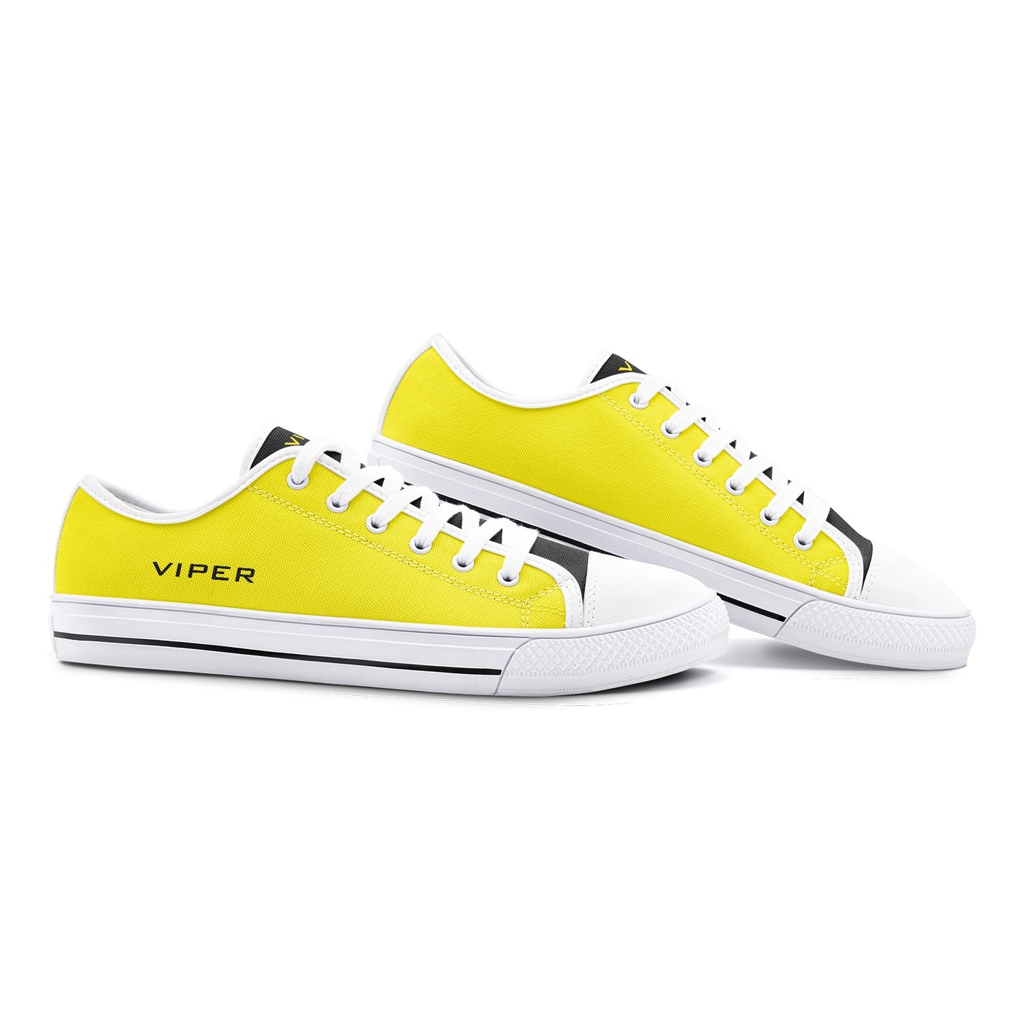 VIPER SHOES STYLE 54TT Low Top Yellow Canvas Shoes