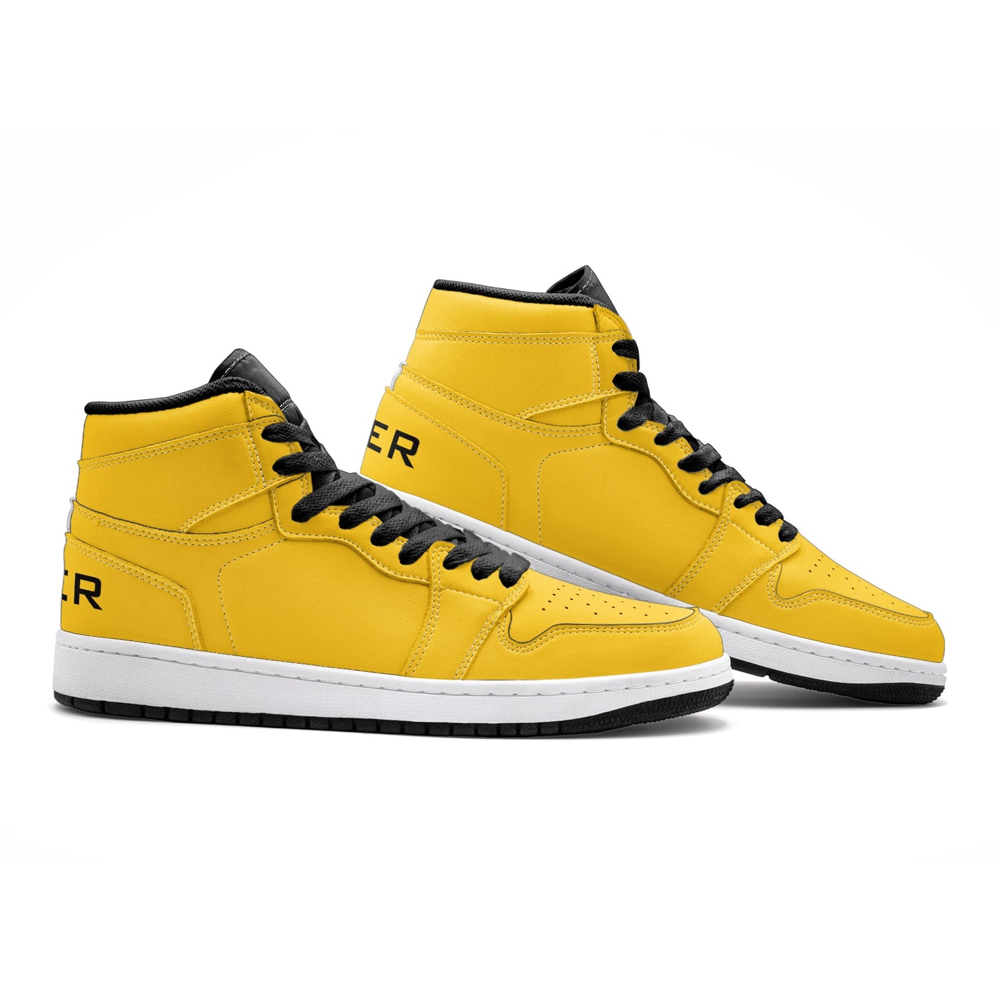 VIPER HIP HOP SHOES High Top Style 55TO Dark Yellow Sneakers