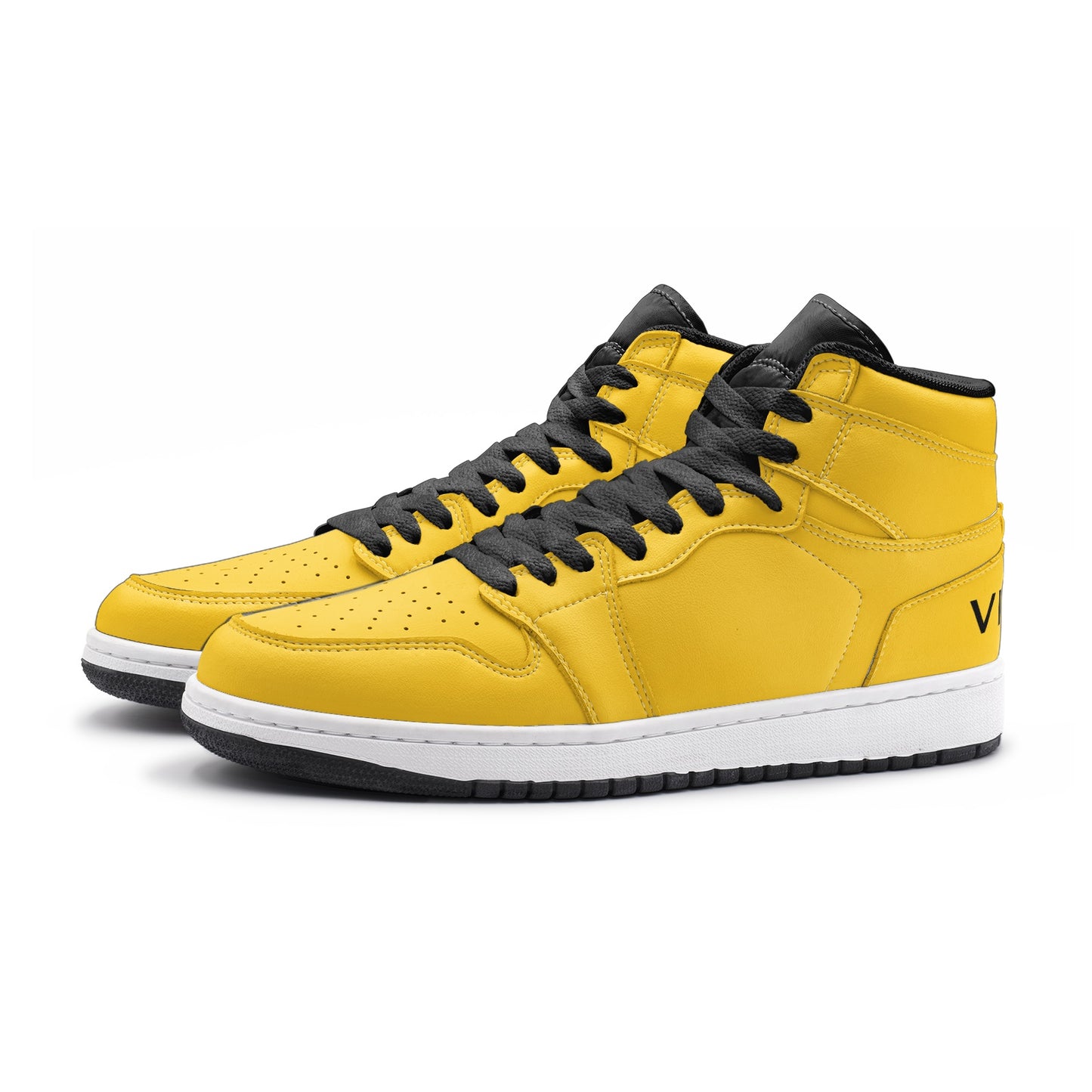 VIPER HIP HOP SHOES High Top Style 55TO Dark Yellow Sneakers