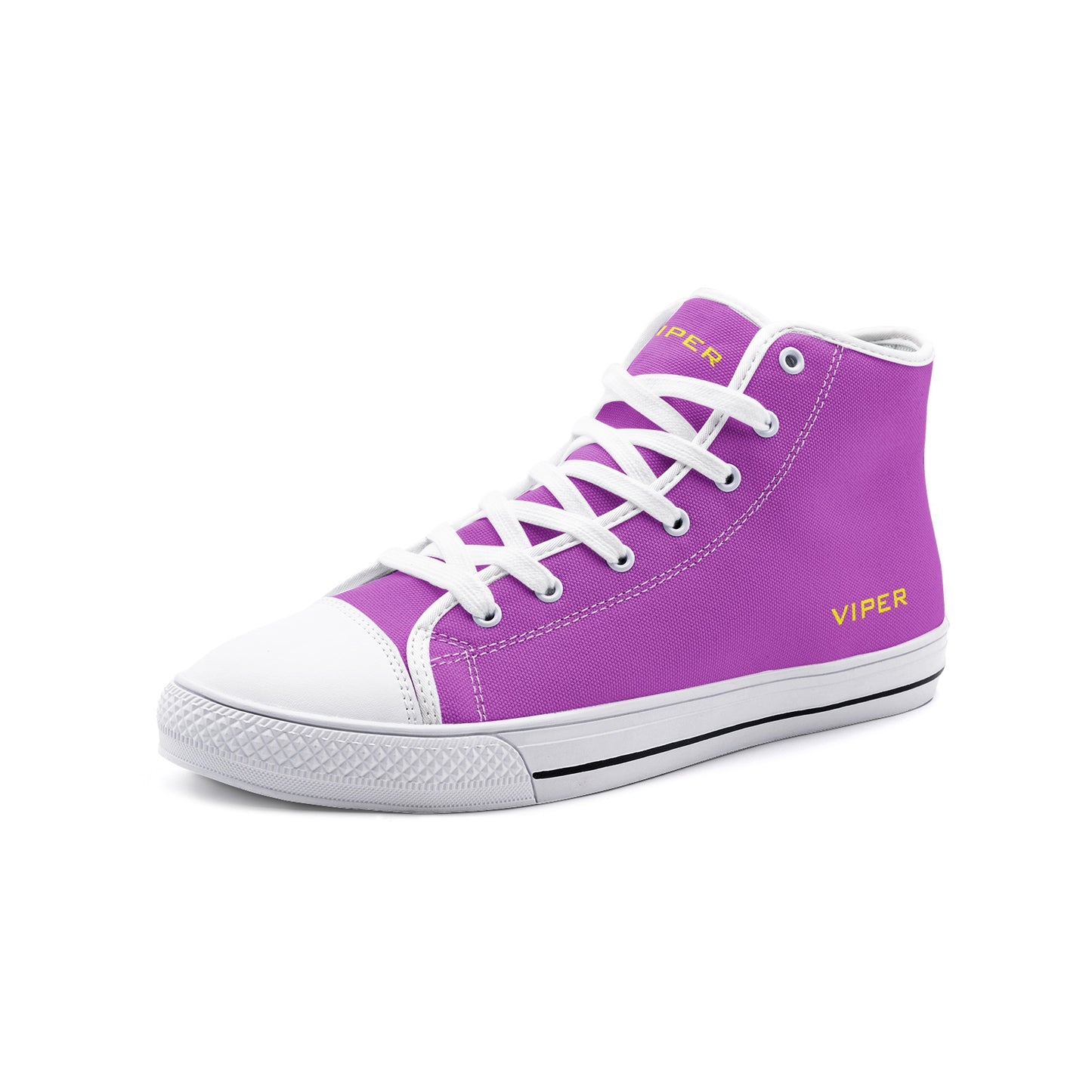 VIPER HIP HOP SHOES High Top Purple Canvas Style 54TO