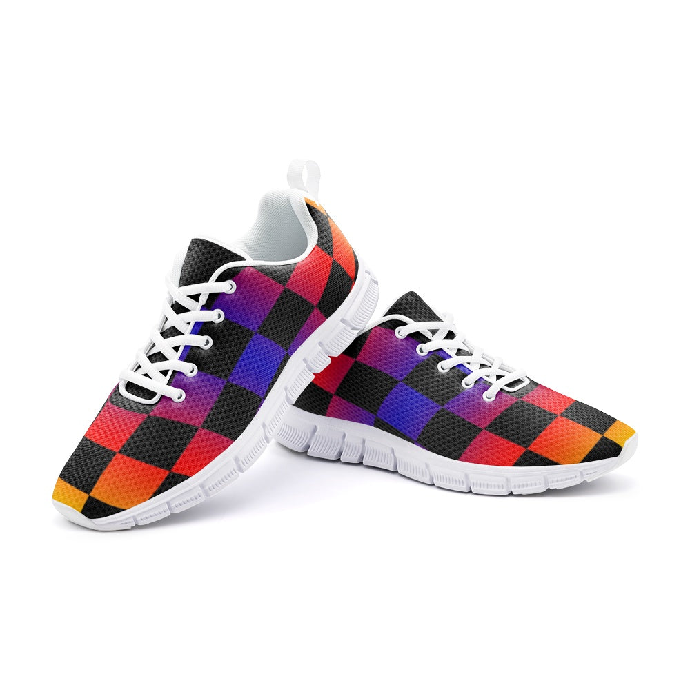 VIPER SHOES STYLE 54TV Geometric Abstract Cube Unisex Lightweight Sneaker Athletic Running Shoes