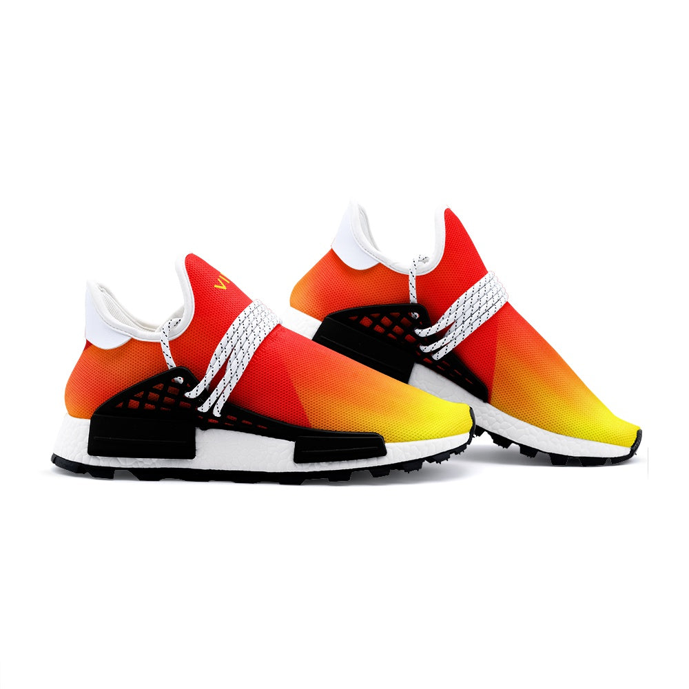 VIPER SHOE STYLE 55TR Abstract Red & Yellow Unisex Lightweight Sneaker