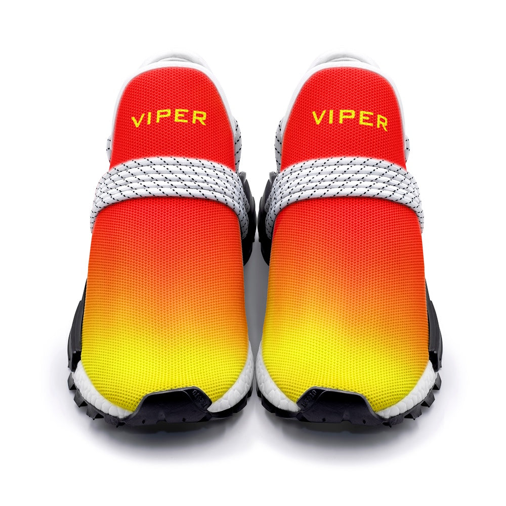 VIPER SHOE STYLE 55TR Abstract Red & Yellow Unisex Lightweight Sneaker