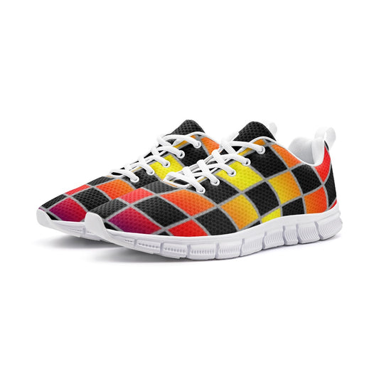 VIPER SHOES STYLE 54TV Geometric Abstract Cube Unisex Lightweight Sneaker Athletic Running Shoes