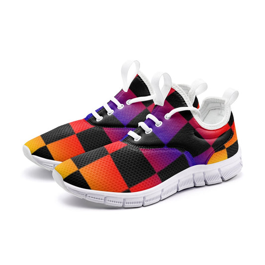 VIPER SHOES STYLE 54TF Geometric Abstract Cube Unisex Lightweight Sneaker City Running Shoes