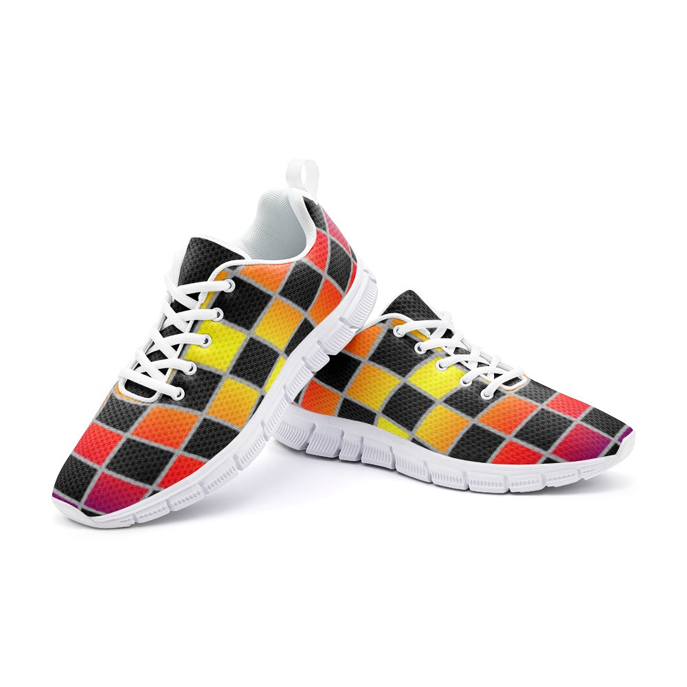 VIPER SHOES STYLE 54TV Geometric Abstract Cube Unisex Lightweight Sneaker Athletic Running Shoes