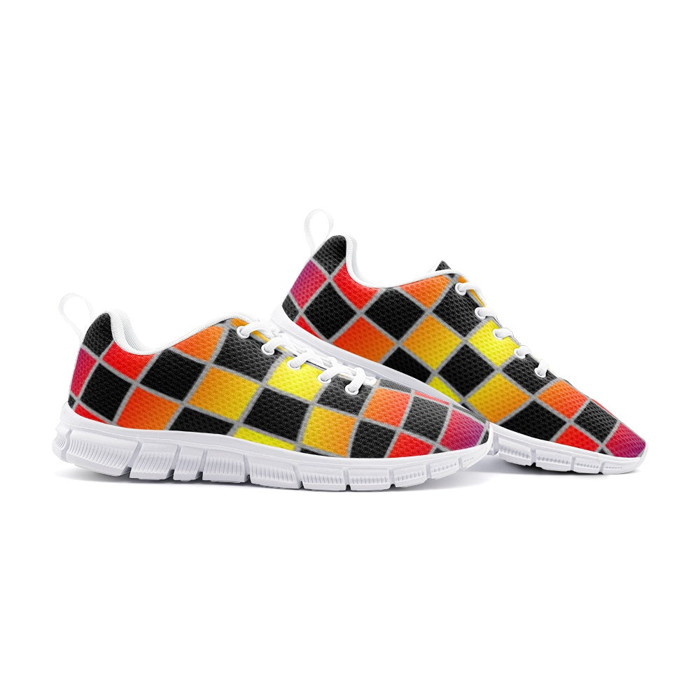 VIPER SHOES STYLE 54TV Geometric Abstract Cube Unisex Lightweight Sneaker Athletic Running Shoes