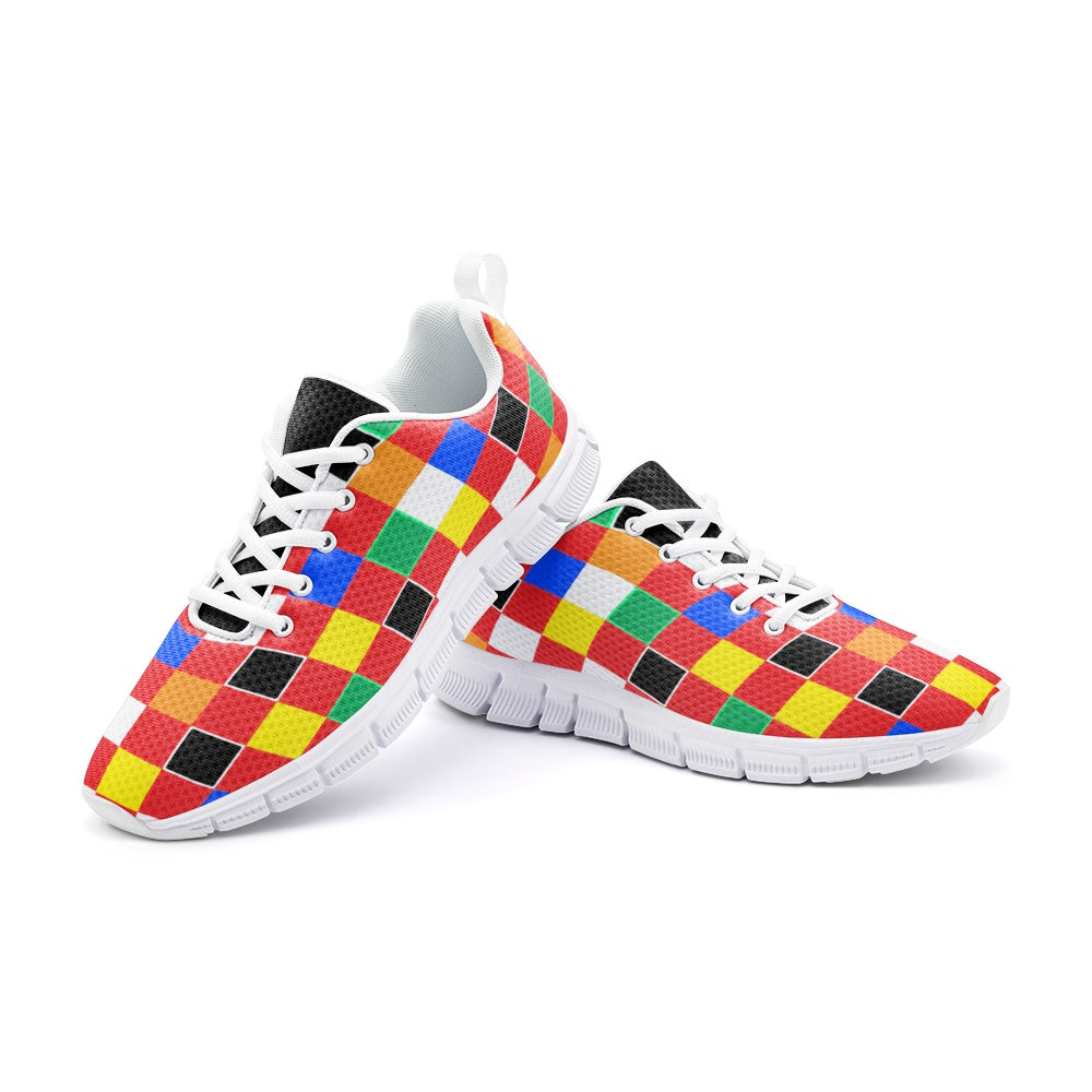 VIPER SHOES STYLE 54TV Multi Cube Abstract II Unisex Lightweight Sneaker Athletic Running Shoes