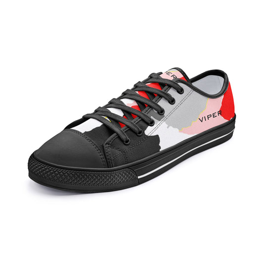 VIPER SHOES STYLE 54TT Low Top Abstract Canvas Shoes