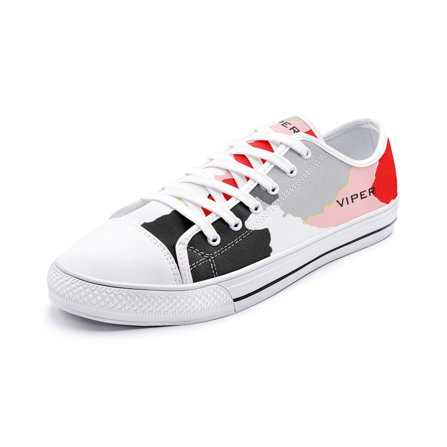 VIPER SHOES STYLE 54TT Low Top Abstract Canvas Shoes