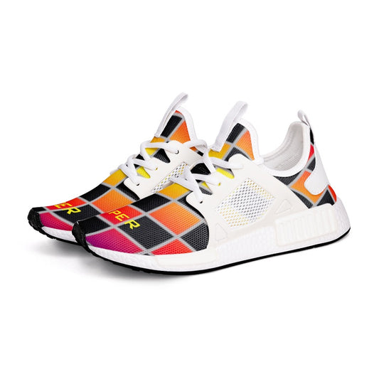 VIPER SHOES STYLE 54TR Geometric Cubes II Canvas Unisex Lightweight Sneaker