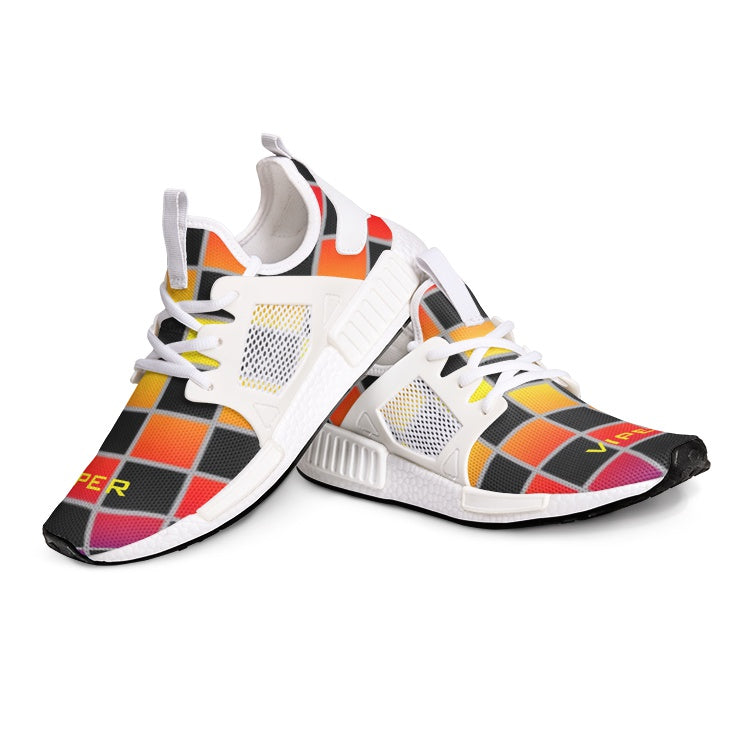 VIPER SHOES STYLE 54TR Geometric Cubes II Canvas Unisex Lightweight Sneaker