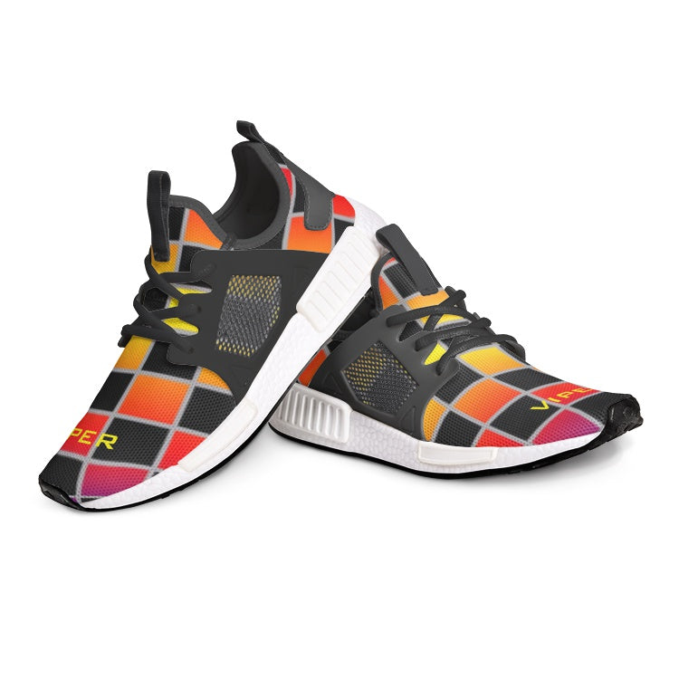 VIPER SHOES STYLE 54TR Geometric Cubes II Canvas Unisex Lightweight Sneaker