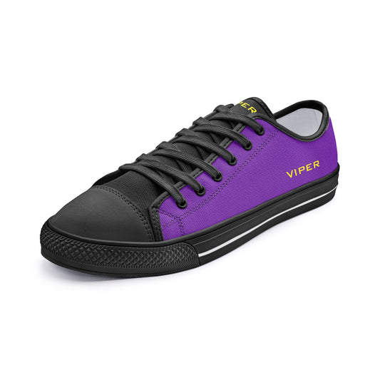 VIPER SHOES STYLE 54TT Low Top Purple Canvas Shoes