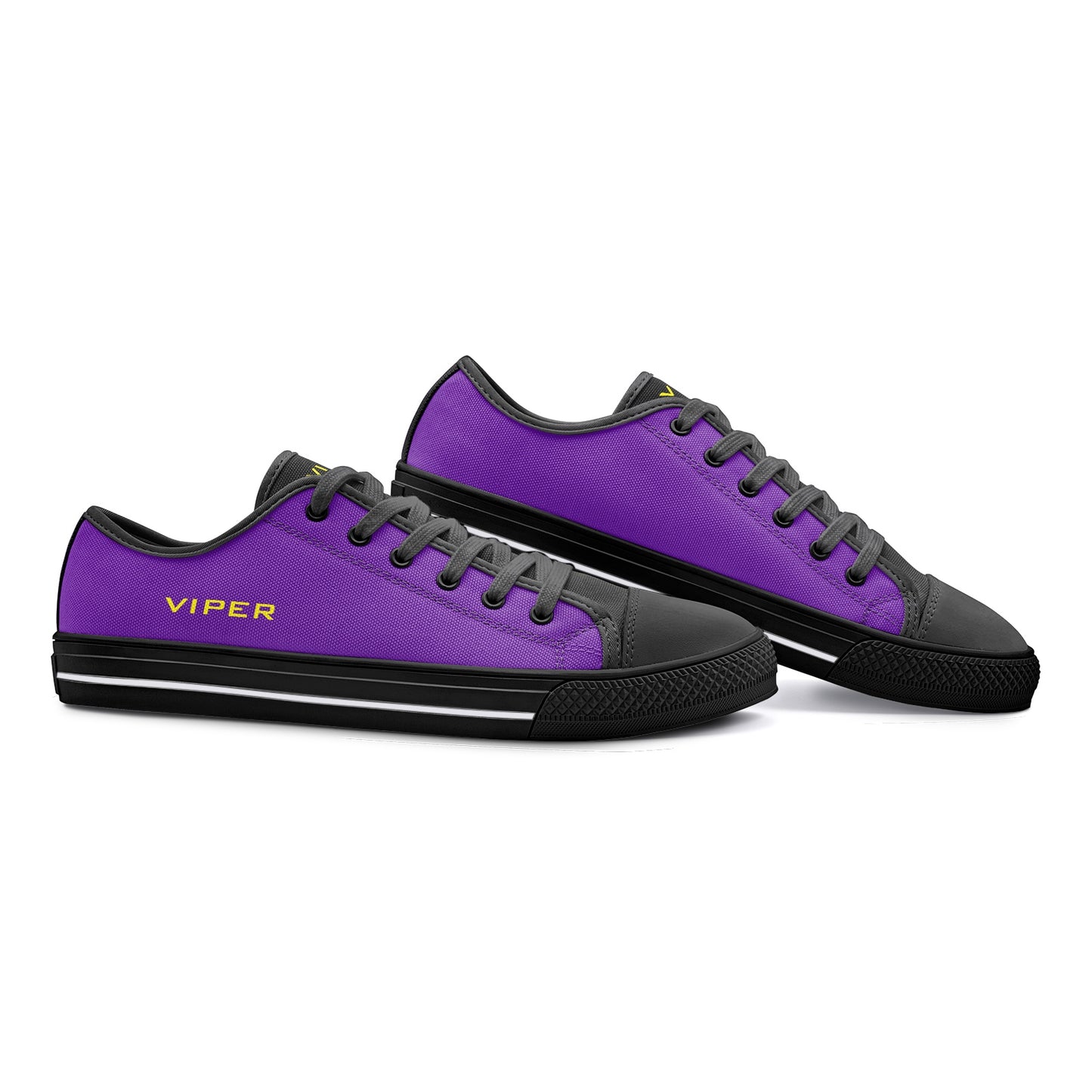 VIPER SHOES STYLE 54TT Low Top Purple Canvas Shoes