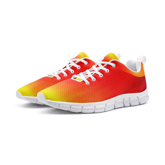 VIPER SHOES STYLE 54TV Abstract Red & Yellow Unisex Lightweight Sneaker Athletic Running Shoes