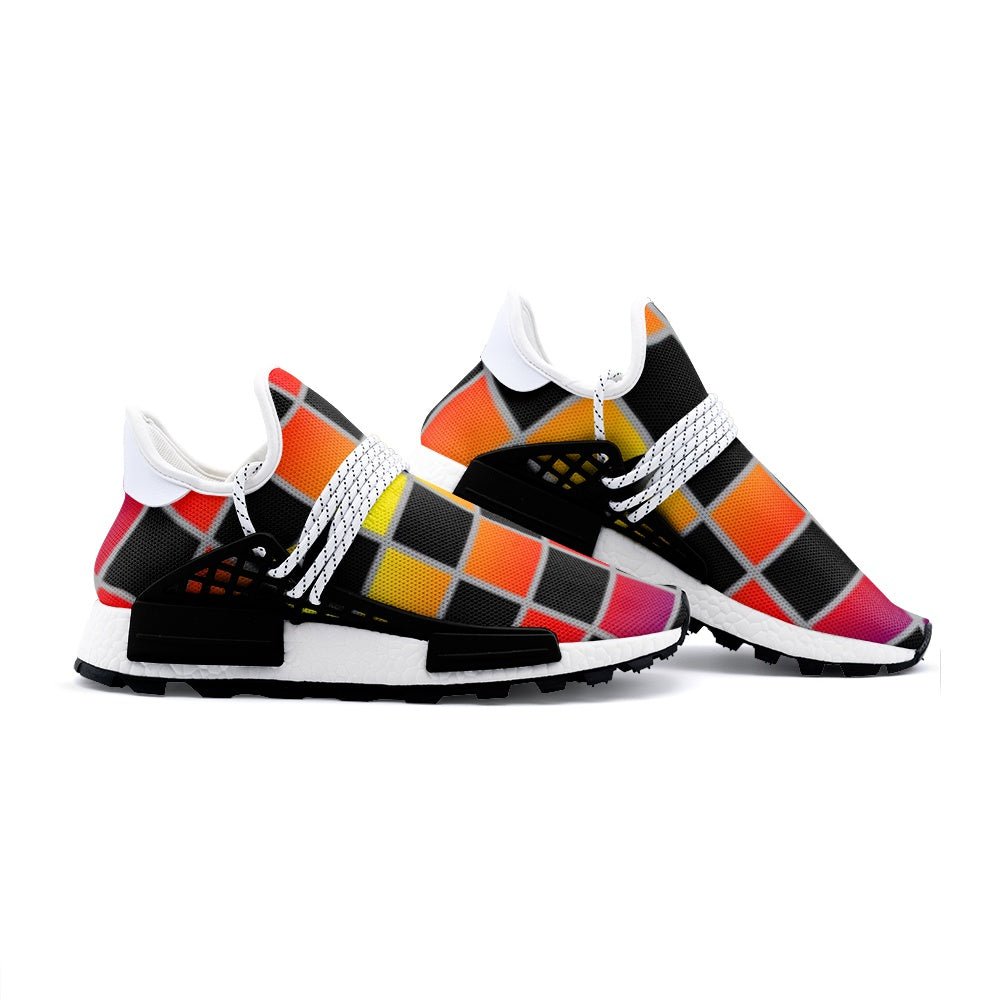 VIPER SHOE STYLE 55TR Geometric Abstract Cubes II 01 Unisex Lightweight Sneaker