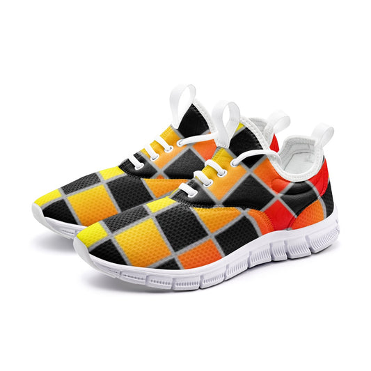 VIPER SHOES STYLE 54TF Geometric Abstract Cubes II Unisex Lightweight Sneaker City Running Shoes