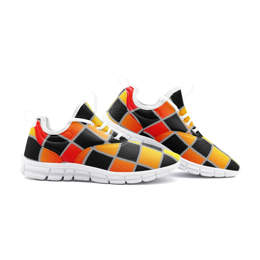 VIPER SHOES STYLE 54TF Geometric Abstract Cubes II Unisex Lightweight Sneaker City Running Shoes