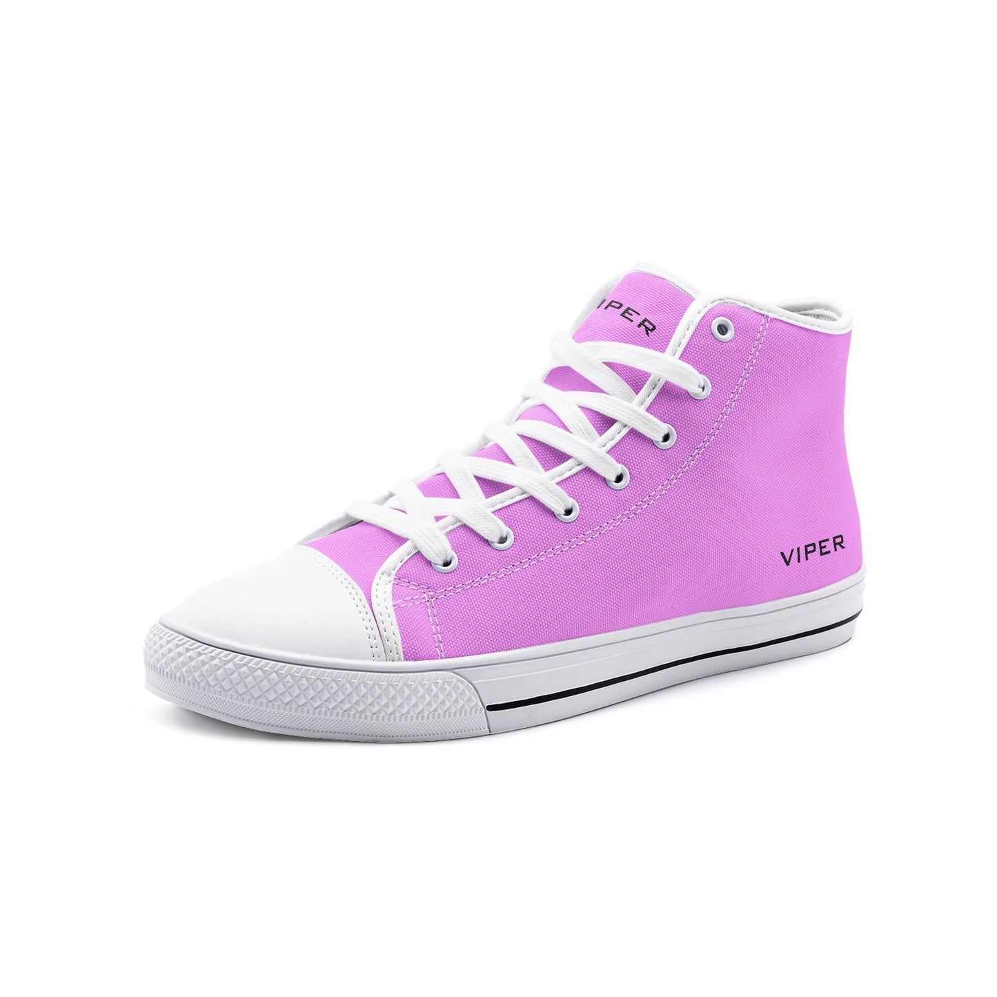 VIPER HIP HOP SHOES High Top Pink Canvas Style 54TO