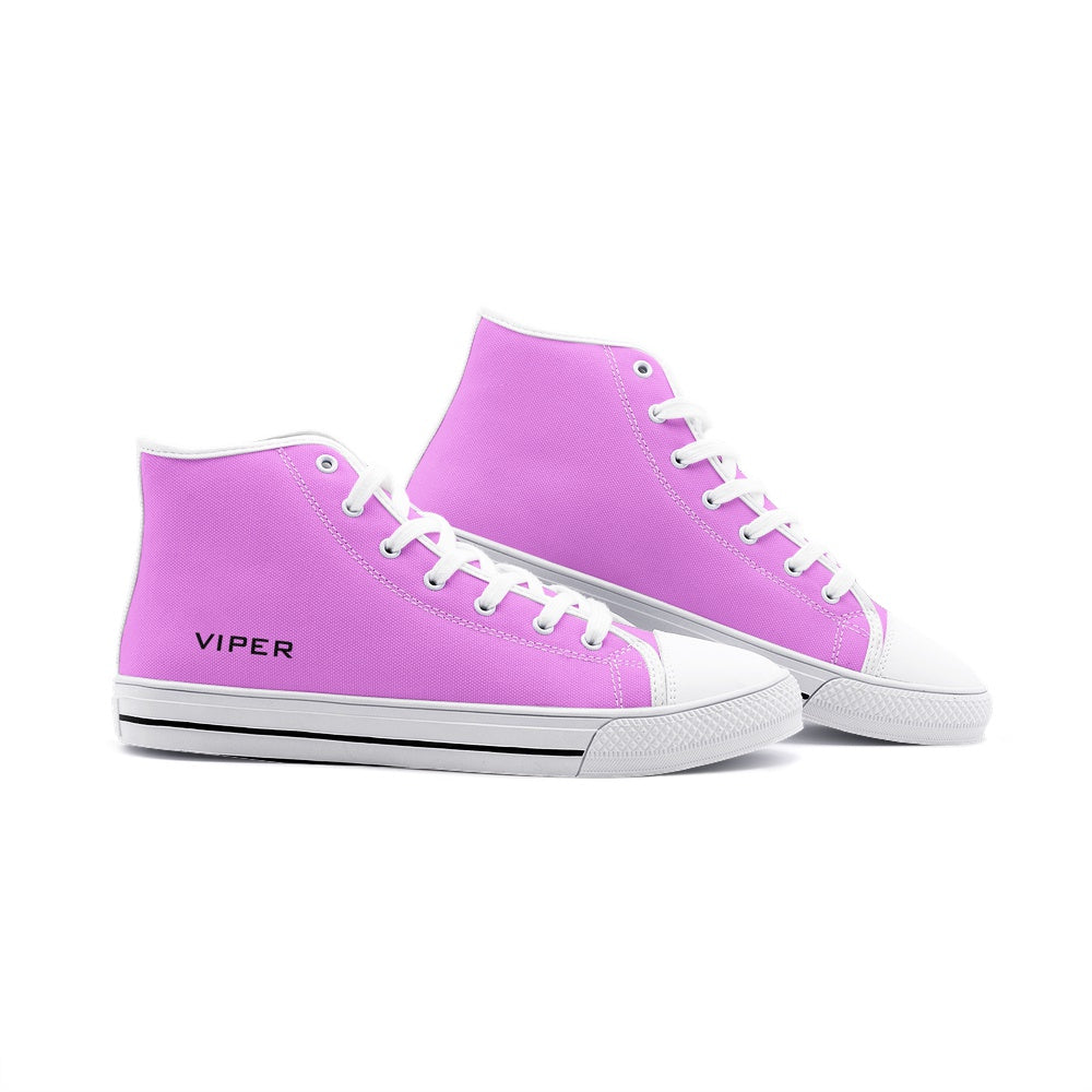 VIPER HIP HOP SHOES High Top Pink Canvas Style 54TO