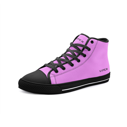 VIPER HIP HOP SHOES High Top Pink Canvas Style 54TO