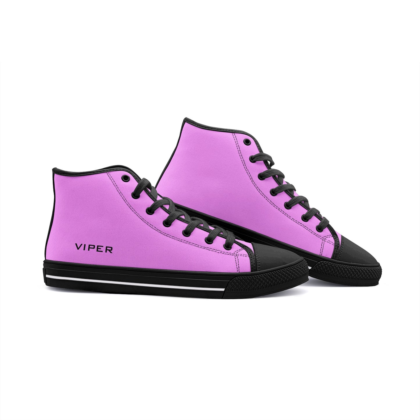 VIPER HIP HOP SHOES High Top Pink Canvas Style 54TO