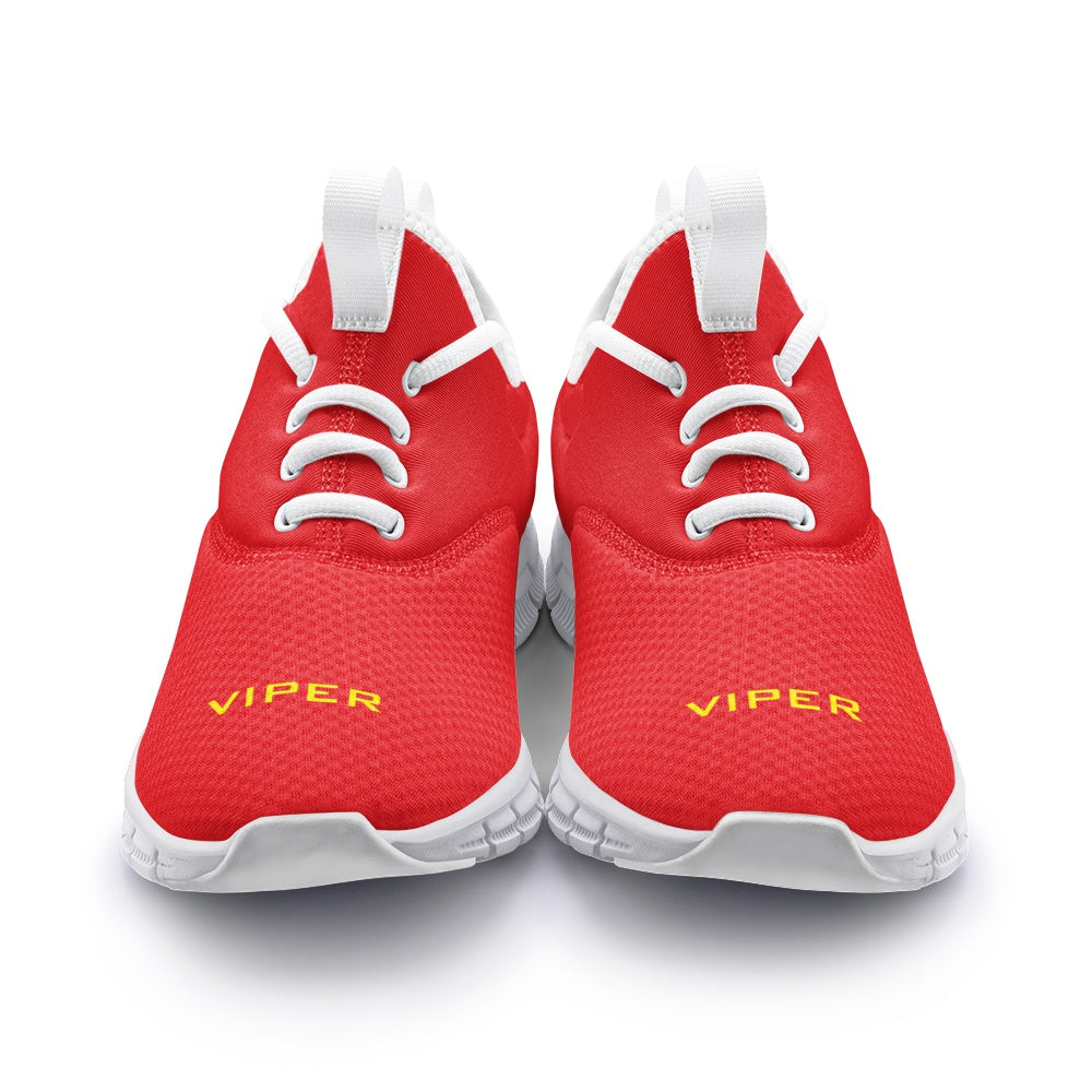 VIPER SHOES STYLE 54TF Red Unisex Lightweight Sneaker City Running Shoes