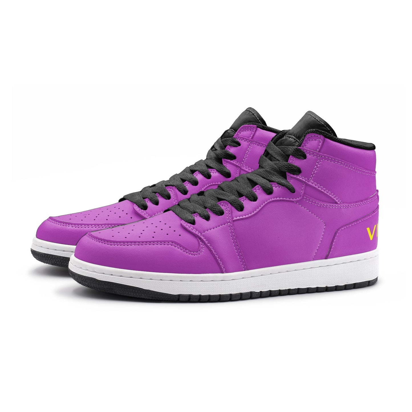 VIPER HIP HOP SHOES High Top Style 55TO Purple Sneakers