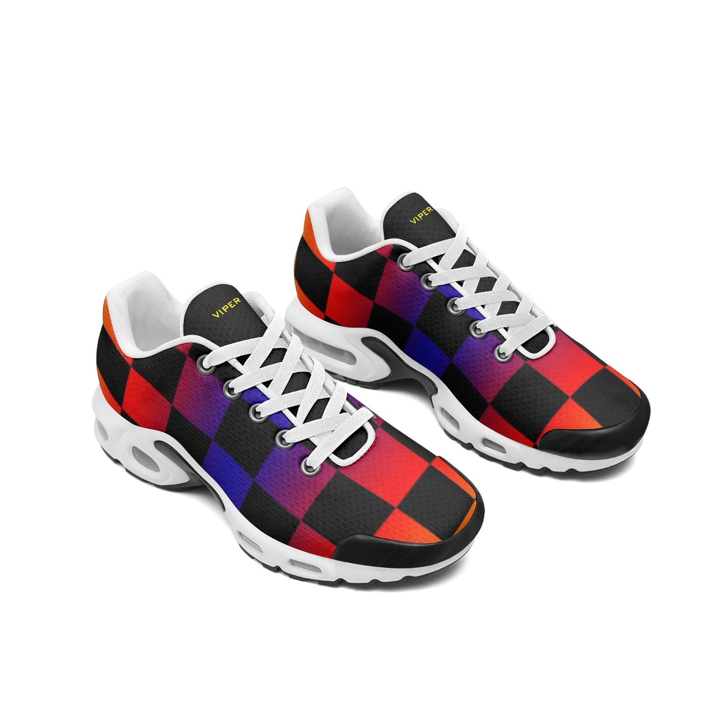 VIPER SHOES STYLE 55TT Abstract Cube 01 Unisex Mesh Tech Eco-Flex Sneakers