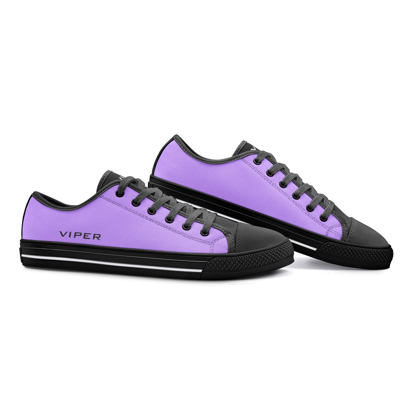 VIPER SHOES STYLE 54TT Low Top Canvas Shoes Lavender