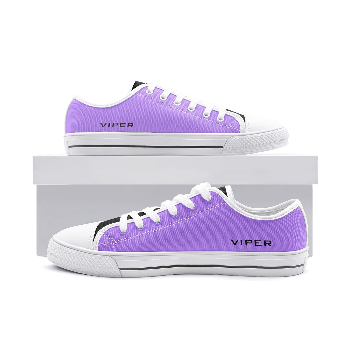 VIPER SHOES STYLE 54TT Low Top Canvas Shoes Lavender