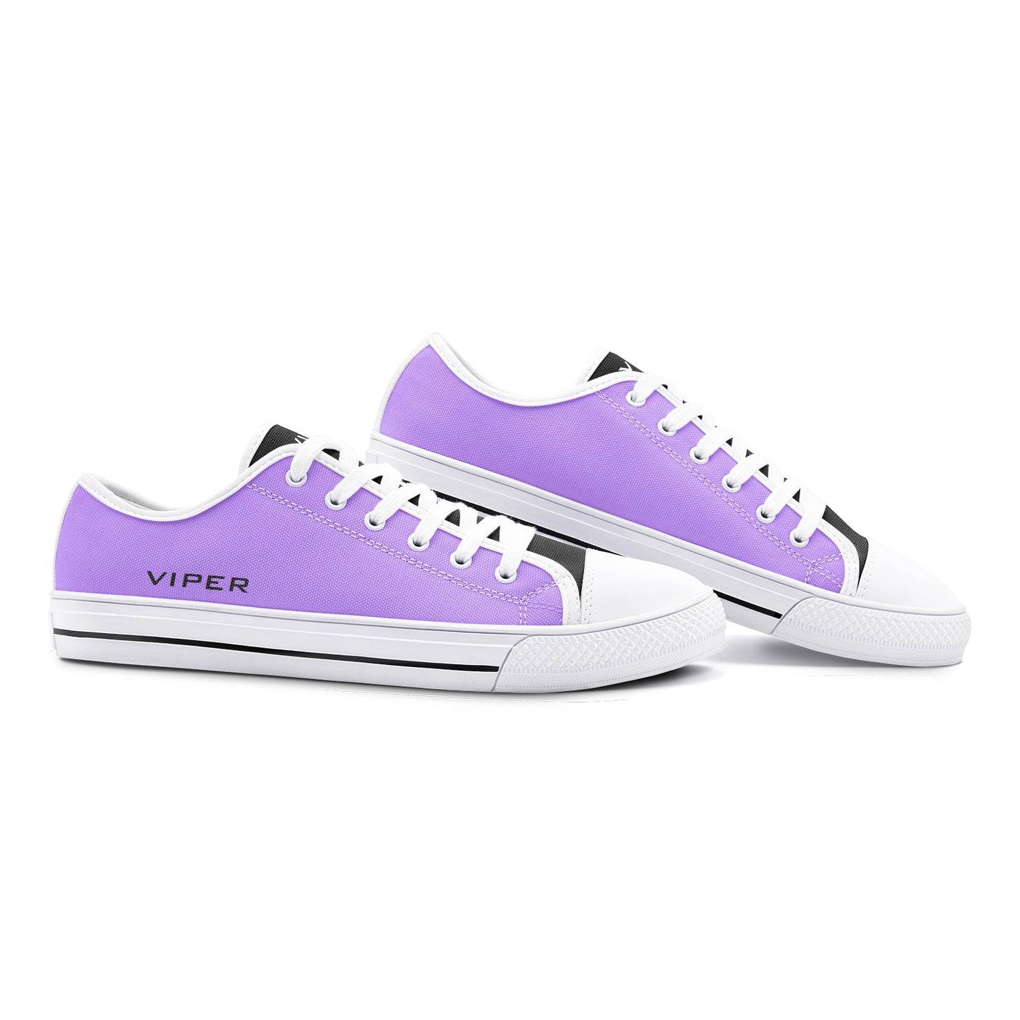 VIPER SHOES STYLE 54TT Low Top Canvas Shoes Lavender